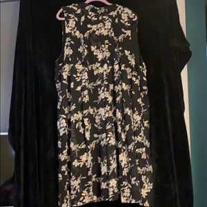 Lane Bryant tie neck dress